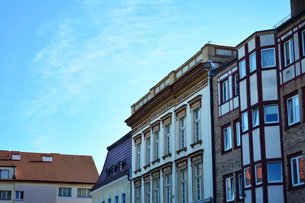 Красивый Старый Фасад Историческом Здании — стоковое фото