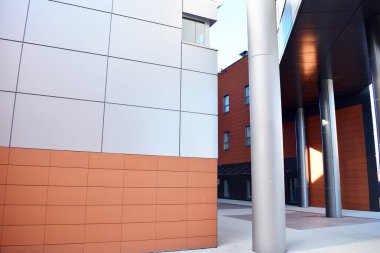 Modern lüks bina, Merkezi, otel, Alışveriş Merkezi, iş merkezi kentsel mimari soyut parçası. İç tasarım