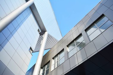 Modern lüks bina, Merkezi, otel, Alışveriş Merkezi, iş merkezi kentsel mimari soyut parçası. İç tasarım