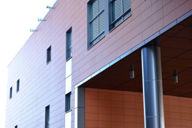 Modern lüks bina, Merkezi, otel, Alışveriş Merkezi, iş merkezi kentsel mimari soyut parçası. İç tasarım