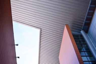 Modern lüks bina, Merkezi, otel, Alışveriş Merkezi, iş merkezi kentsel mimari soyut parçası. İç tasarım