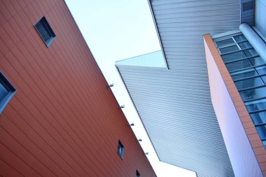 Modern lüks bina, Merkezi, otel, Alışveriş Merkezi, iş merkezi kentsel mimari soyut parçası. İç tasarım