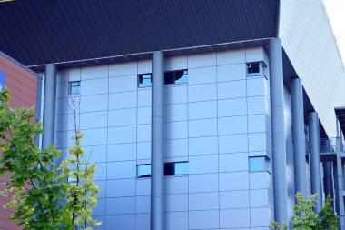 Modern lüks bina, Merkezi, otel, Alışveriş Merkezi, iş merkezi kentsel mimari soyut parçası. İç tasarım