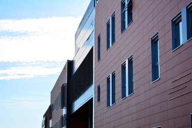 Modern lüks bina, Merkezi, otel, Alışveriş Merkezi, iş merkezi kentsel mimari soyut parçası. İç tasarım