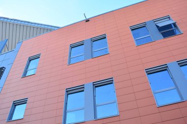 Modern lüks bina, Merkezi, otel, Alışveriş Merkezi, iş merkezi kentsel mimari soyut parçası. İç tasarım