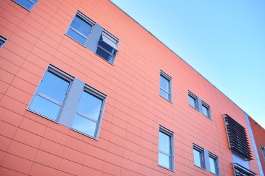 Modern lüks bina, Merkezi, otel, Alışveriş Merkezi, iş merkezi kentsel mimari soyut parçası. İç tasarım