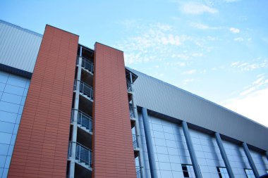 Modern lüks bina, Merkezi, otel, Alışveriş Merkezi, iş merkezi kentsel mimari soyut parçası. İç tasarım