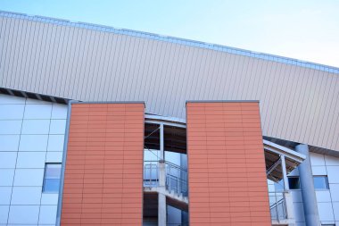 Modern lüks bina, Merkezi, otel, Alışveriş Merkezi, iş merkezi kentsel mimari soyut parçası. İç tasarım