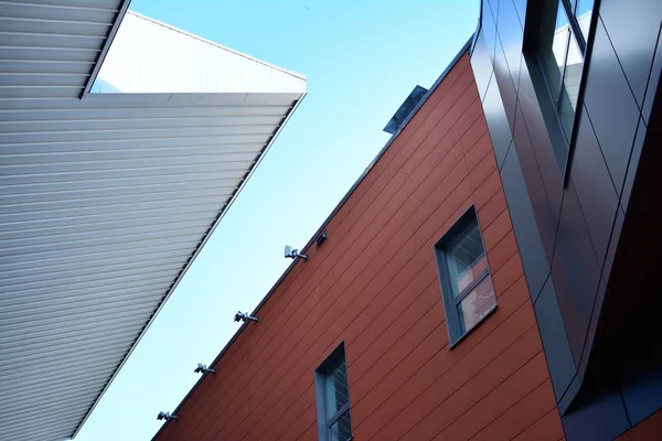 Modern lüks bina, Merkezi, otel, Alışveriş Merkezi, iş merkezi kentsel mimari soyut parçası. İç tasarım