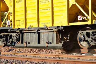 İnşaat tren. Demiryolu İnşaatı.