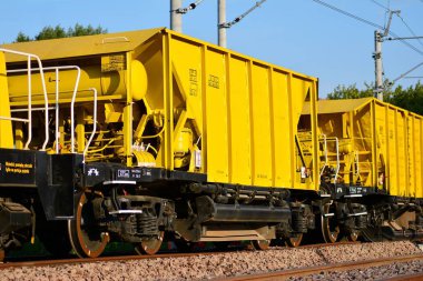 İnşaat tren. Demiryolu İnşaatı.
