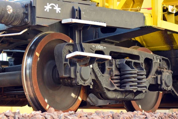 Bouw Trein Aanleg Van Spoorlijn — Stockfoto