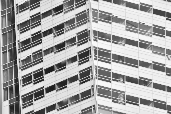 Moderno Edificio Apartamentos Exterior Blanco Negro — Foto de Stock