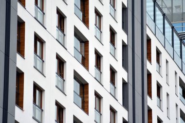 gün ışığında çağdaş konut Bina dış cephe