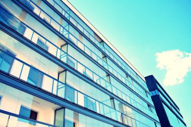 Modern apartmanın dış. Retro renkleri stilizasyon