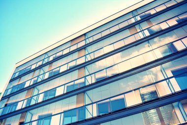 Modern apartmanın dış. Retro renkleri stilizasyon