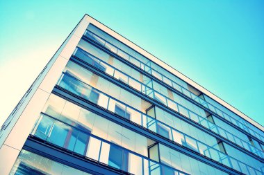 Modern apartmanın dış. Retro renkleri stilizasyon