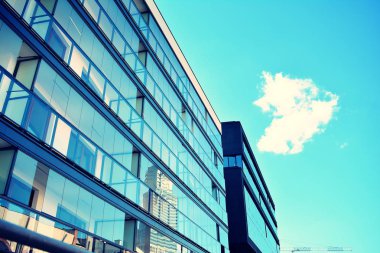 Modern apartmanın dış. Retro renkleri stilizasyon