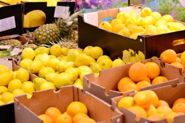 Varşova, Polonya. 3 Eylül 2018. İç süpermarket Lidl. 