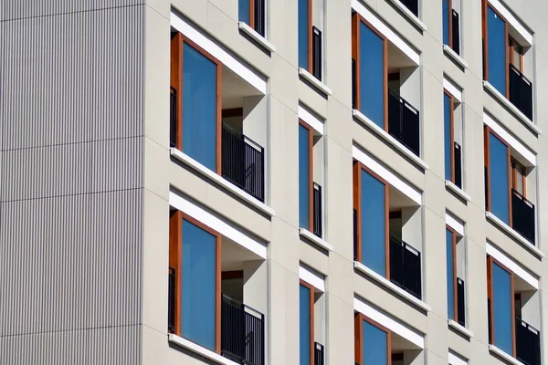 Abstraktes Fragment Zeitgenössischer Architektur Moderner Wohnungsbau — Stockfoto