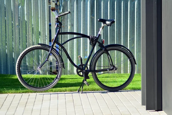 Bicicleta Vieja Elegante Ciudad — Foto de Stock