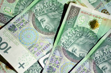 Lehçe para banknot yapılan arka plan