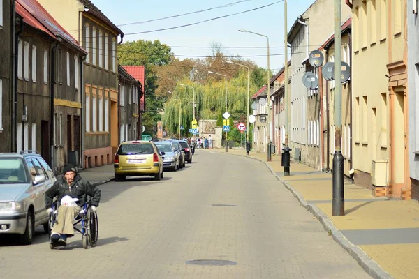 Trzcinsko Zdroj Polonia Octubre 2018 Antiguos Edificios Urbanos Ciudad Trzcinsko — Foto de Stock