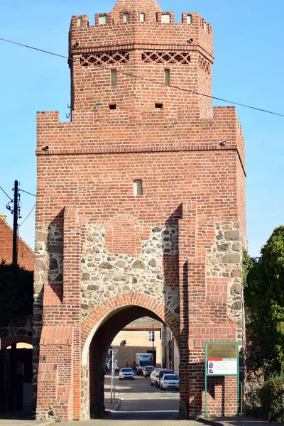 Trzcinsko Здруй Poland Жовтня 2018 Старий Міських Будівель Trzcinsko Здруй — стокове фото