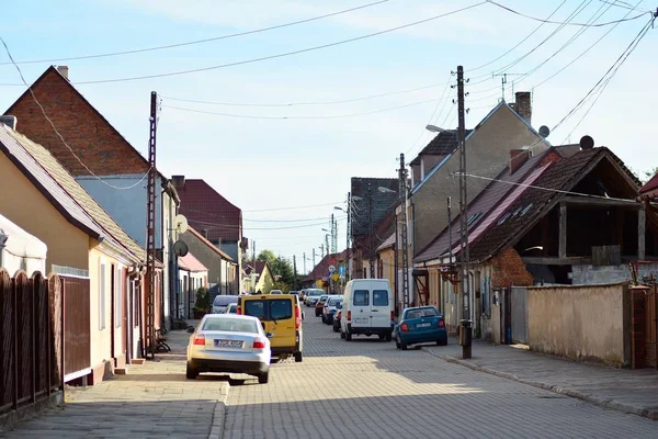 Trzcinsko Zdroj Polônia Outubro 2018 Edifícios Urbanos Antigos Cidade Trzcinsko — Fotografia de Stock