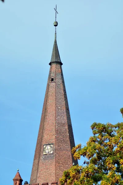 Fragment Medeltida Gotiska Kyrkan — Stockfoto