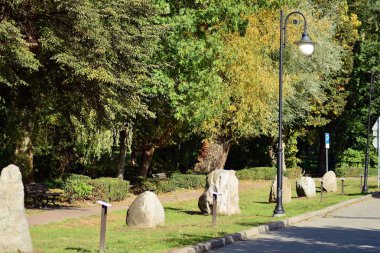 Ortaçağ şehrin güzel park