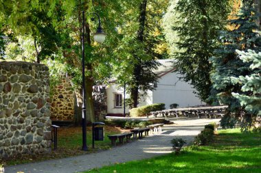 Ortaçağ şehrin güzel park