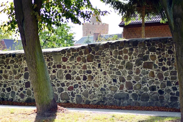 Fragment Der Mauer Der Verteidigungsfestung — Stockfoto