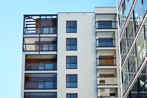 Фасад нового жилого здания
