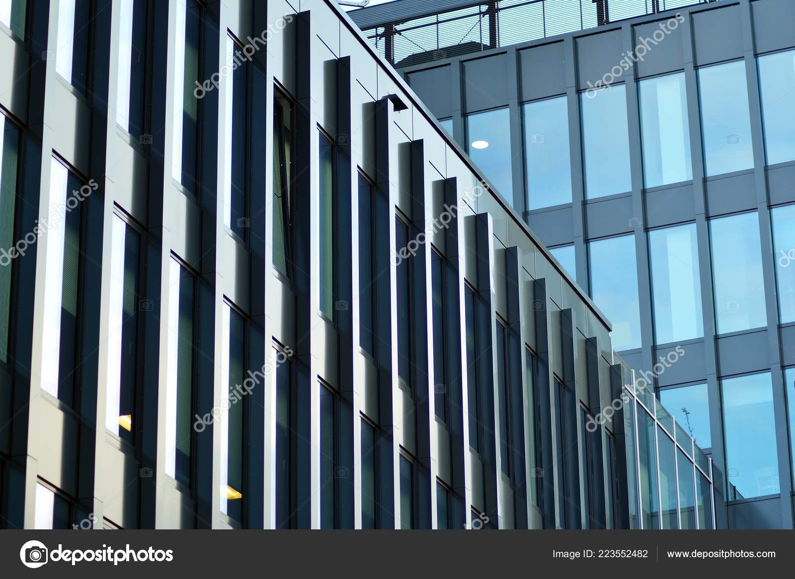 Exterior Modern Office Building Stock Photo C Grand Warszawski 223552482
