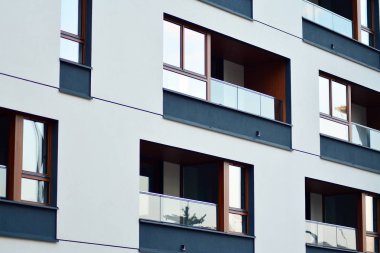  Modern, lüks apartman binası.