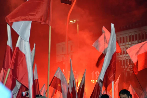 바르샤바 폴란드 2018 20만 독립의 주년에 폴란드인 정부에 조직에 민족주의 — 스톡 사진