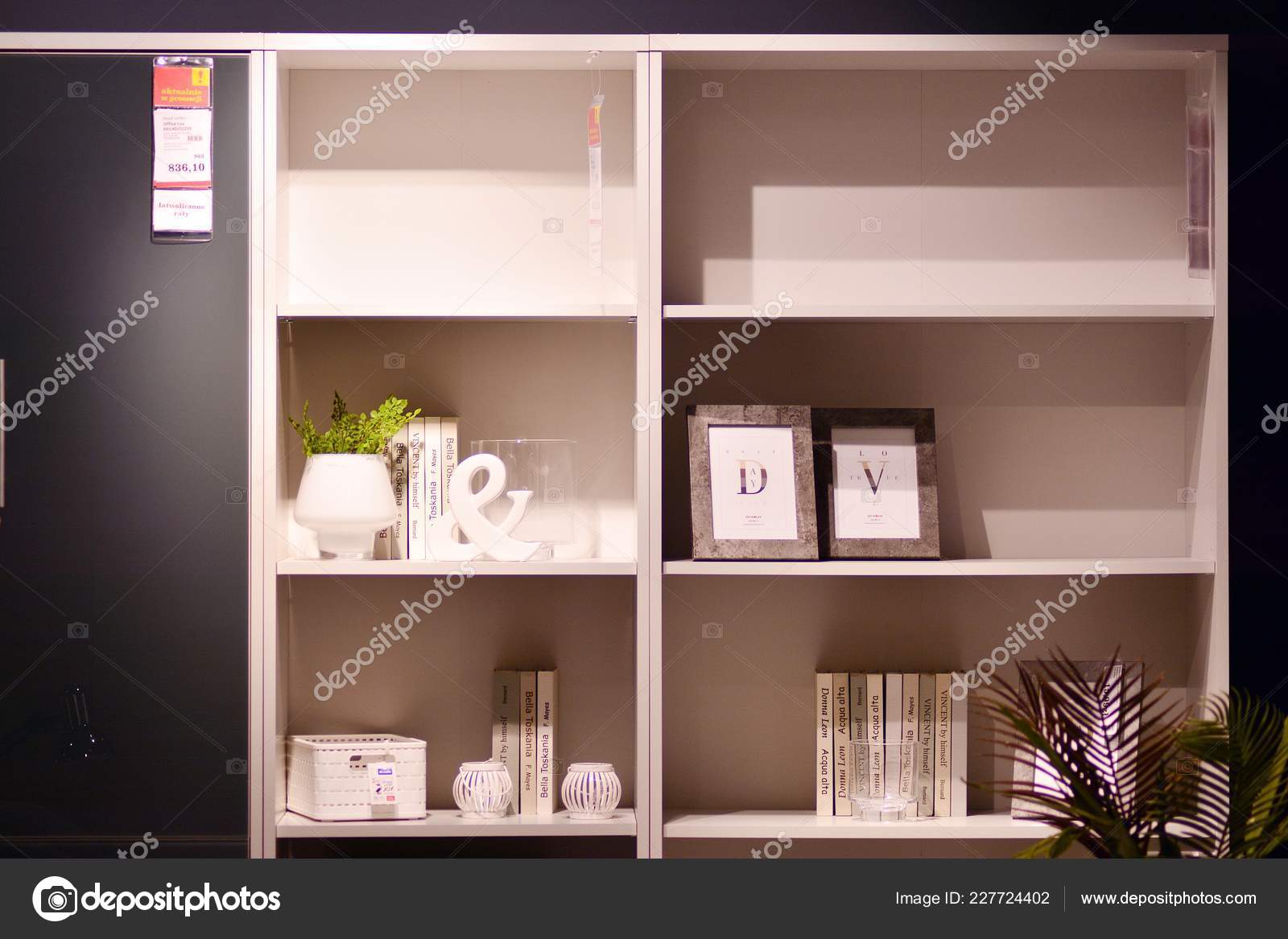 Warsaw Poland November 2018 Showroom Modern Furniture Store Black