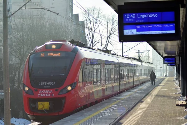 Varsavia Polonia Gennaio 2019 35We City Train Prodotto Newag Gestito — Foto Stock