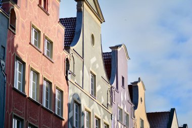 Gdansk, Poland .19 January 2019. Old town street in City of Gdansk