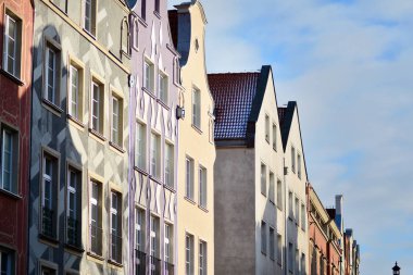 Gdansk, Poland .19 January 2019. Old town street in City of Gdansk