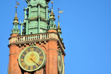 Gdansk, Poland .19 January 2019. Old town street in City of Gdansk