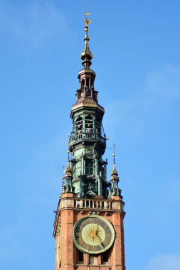 Gdansk, Poland .19 January 2019. Old town street in City of Gdansk