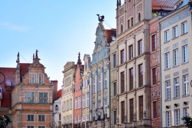 Gdansk, Poland .19 January 2019. Old town street in City of Gdansk
