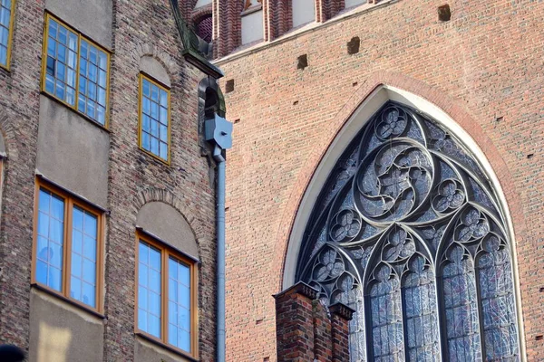 Gdansk, Poland .19 January 2019. Old town street in City of Gdansk