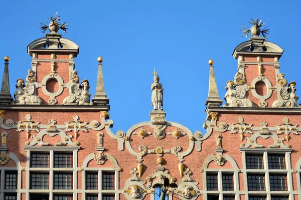 Gdansk, Poland .19 January 2019. Old town street in City of Gdansk