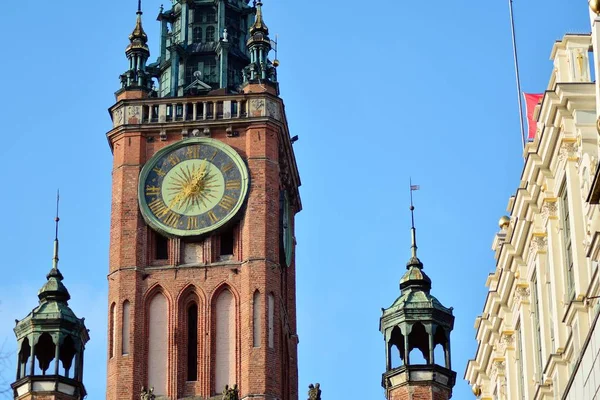 Gdansk Polonia Enero 2019 Calle Del Casco Antiguo Ciudad Gdansk — Foto de Stock