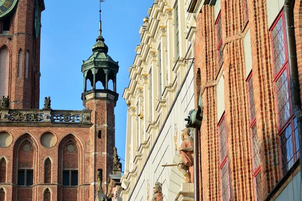 Gdansk Poland January 2019 Old Town Street City Gdansk — Stock Photo, Image