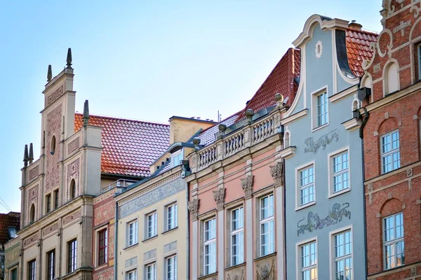 Gdańsk Stycznia 2019 Stare Miasto Ulica Mieście Gdańsku — Zdjęcie stockowe