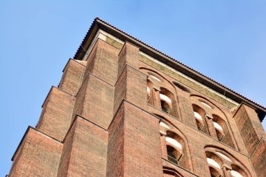 Gdansk, Poland .19 January 2019. Old town street in City of Gdansk